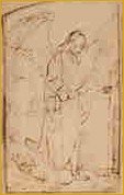 A Seated Angel resting