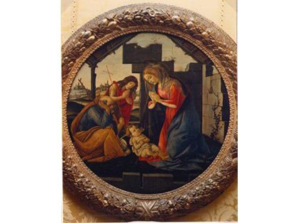 The Holy Family with the Infant St John the Baptist (No.47) by Sandro Botticelli The Holy Family with the Infant St John the Baptist (No.47) by Sandro Botticelli