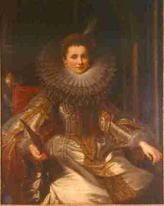 Presumed Portrait of the Marchesa Veronica Spinola Doria (No.28) by Sir Peter Paul Rubens, and studio Presumed Portrait of the Marchesa Veronica Spinola Doria (No.28) by Sir Peter Paul Rubens, and studio