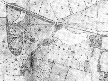 An estate plan of 1798 showing the construction of the park and gardens at Buscot by Edward Loveden An estate plan of 1798 showing the construction of the park and gardens at Buscot by Edward Loveden