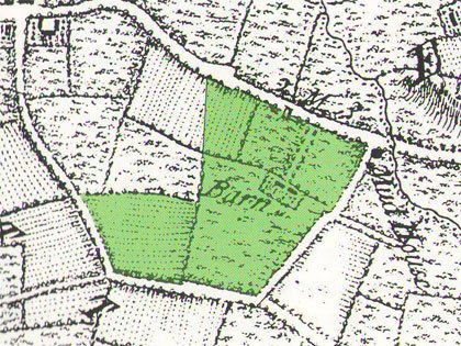 John Rocque's map of Berkshire (c.1760), showing the rural landscape before the construction of Buscot Park John Rocque's map of Berkshire (c.1760), showing the rural landscape before the construction of Buscot Park