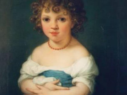 Portrait of Miss Elizabeth Temple As a Child (No.12) by Angelica Kauffmann, RA Portrait of Miss Elizabeth Temple As a Child (No.12) by Angelica Kauffmann, RA