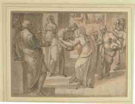 The Visitation (No.300) by Roman School, Circa 1600 The Visitation (No.300) by Roman School, Circa 1600